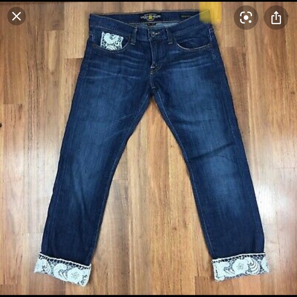 Lucky Brand Sienna tomboy crop size 10/30